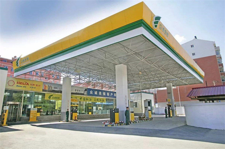 贵阳加气站钢结构网架案例7